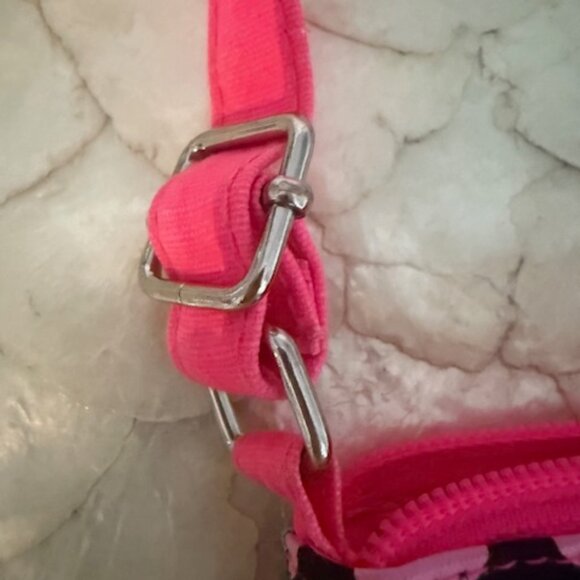 Justice Initial C Crossbody Purse Bag Polka Dots - Picture 5 of 6